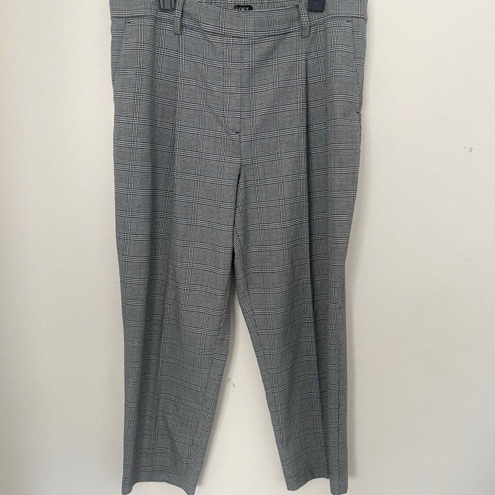 Banana Republic Gray Plaid Trousers